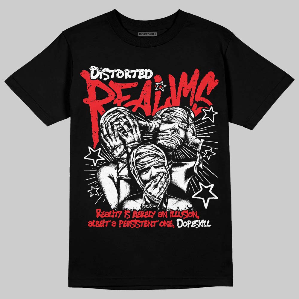 Red Collection superstreetwear T-Shirt Distorted Realms Graphic