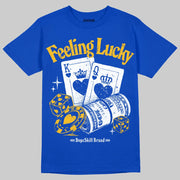 Royal Blue Collection DopeSkill T-Shirt Feeling Lucky Graphic
