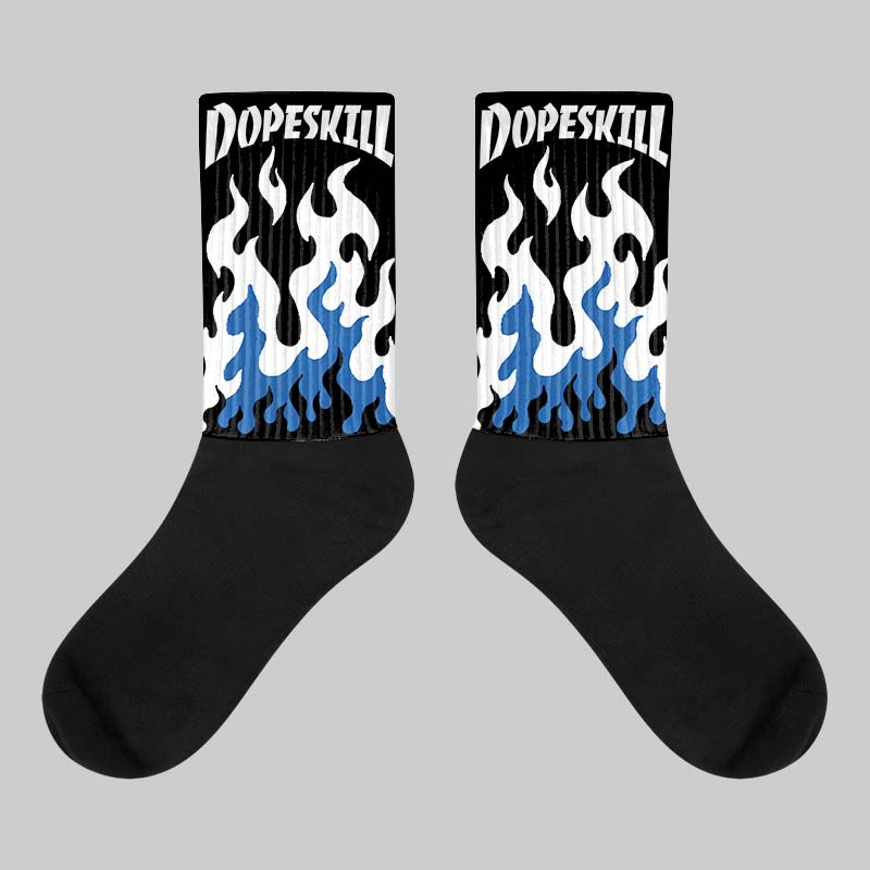 Space Jam 11s superstreetwear Sublimated Socks FIRE Graphic