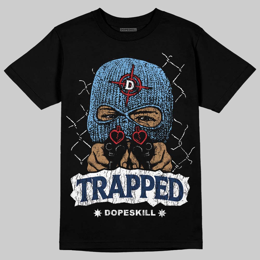 Summit White Navy 4s superstreetwear T-Shirt New Trapped Graphic