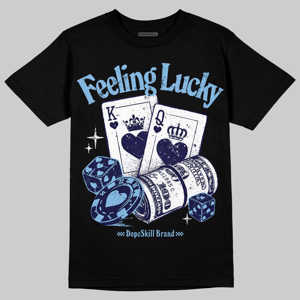 University Blue Collection superstreetwear T-Shirt Feeling Lucky Graphic
