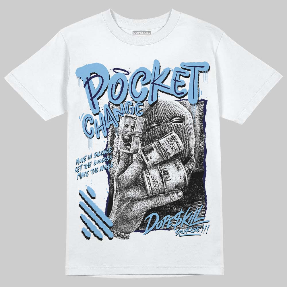 University Blue Collection superstreetwear T-Shirt Pocket Change Graphic