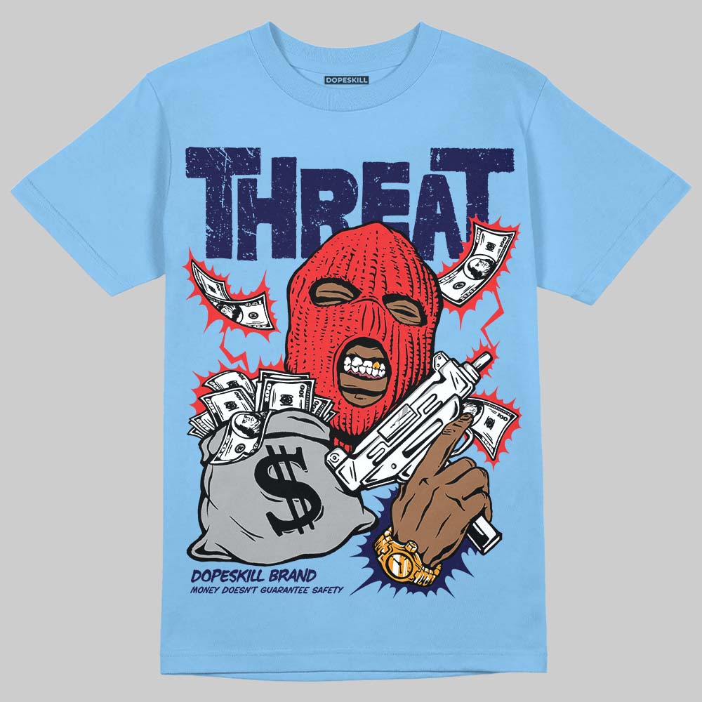 University Blue Collection superstreetwear T-Shirt Under Threat Graphic