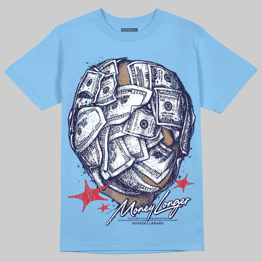 University Blue Collection superstreetwear T-Shirt Money Longer Graphic