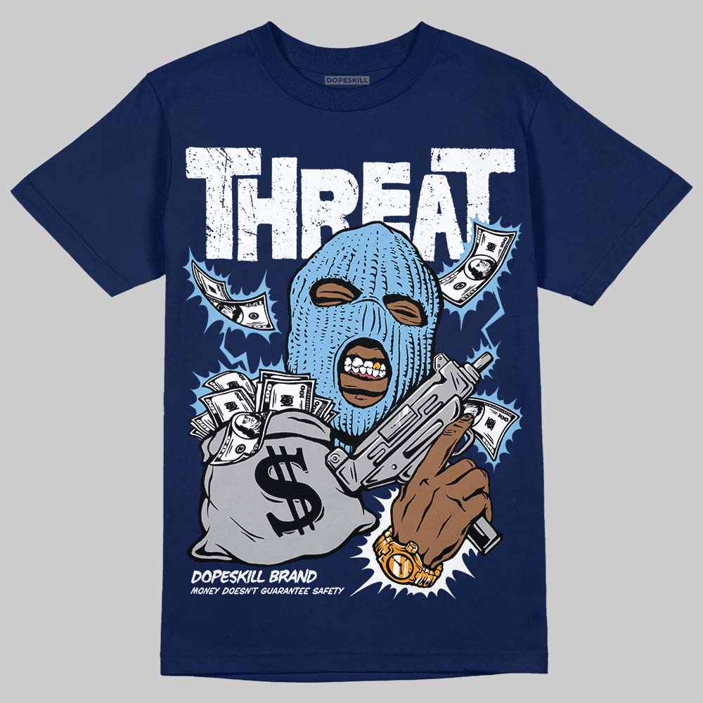 University Blue Collection superstreetwear T-Shirt Under Threat Graphic