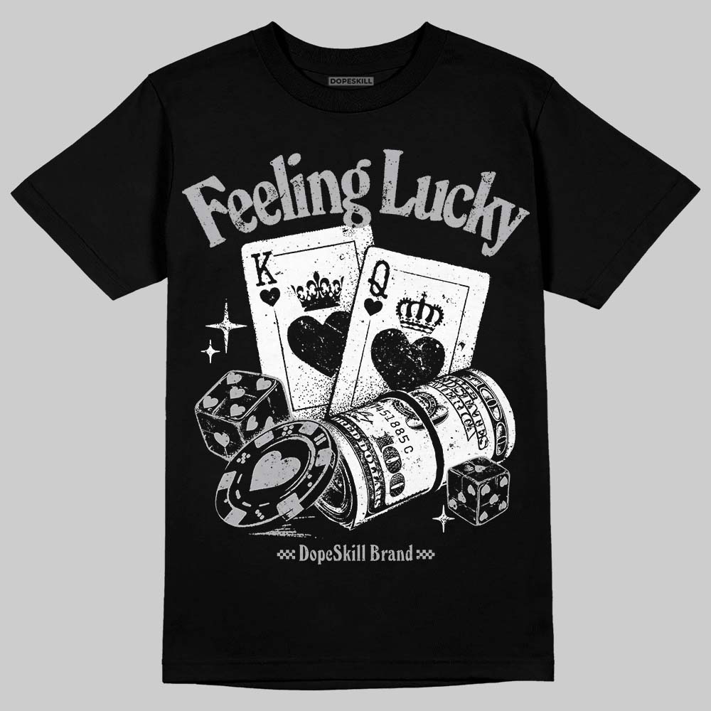 White Cement 4s superstreetwear T-Shirt Feeling Lucky Graphic