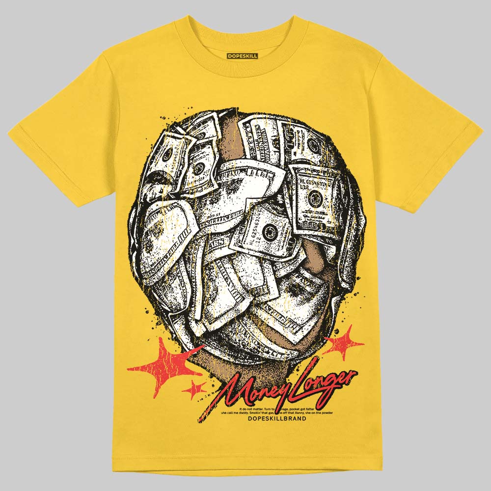 Yellow Collection superstreetwear T-Shirt Money Longer Graphic