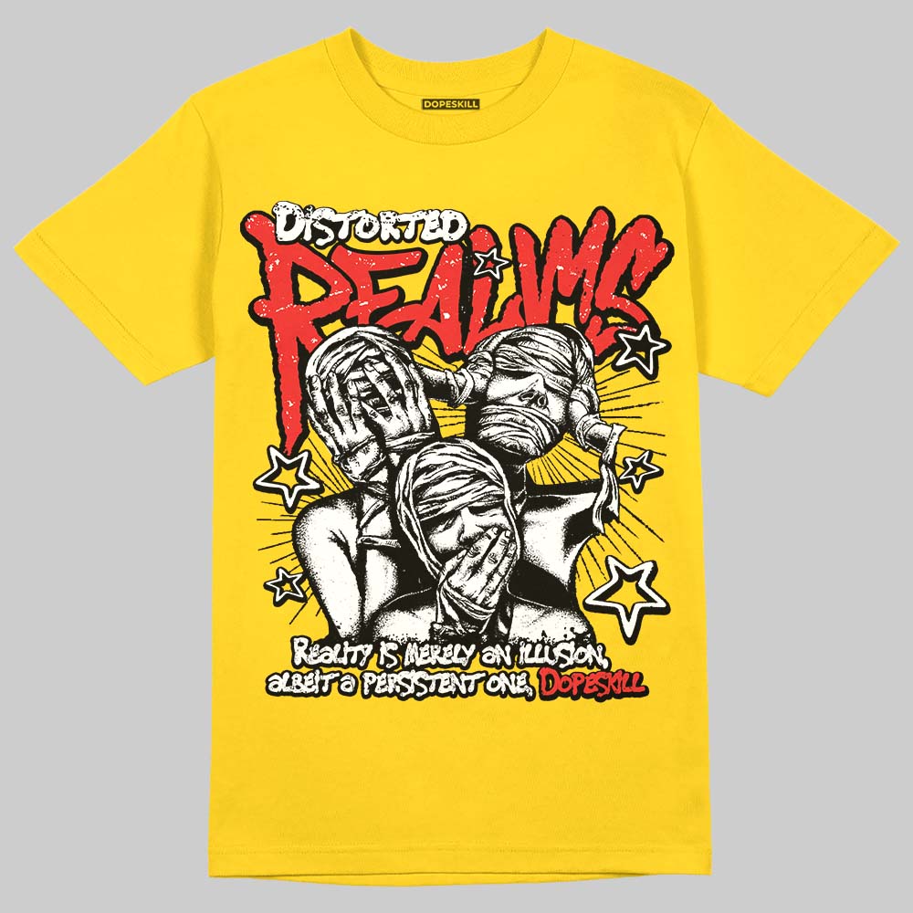 Yellow Collection superstreetwear T-Shirt Distorted Realms Graphic