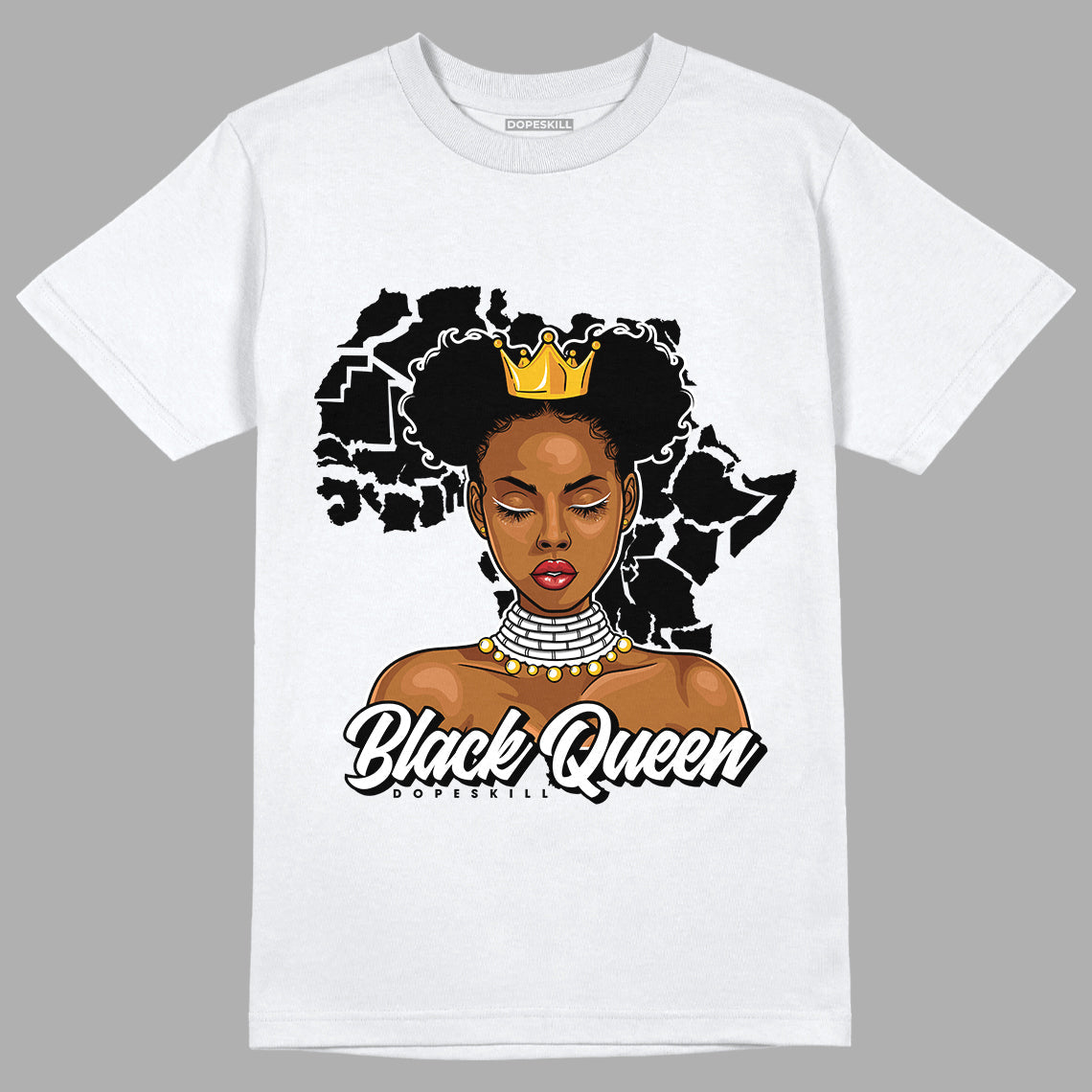 Dunk Low Panda White Black superstreetwear T-Shirt Black Queen Graphic