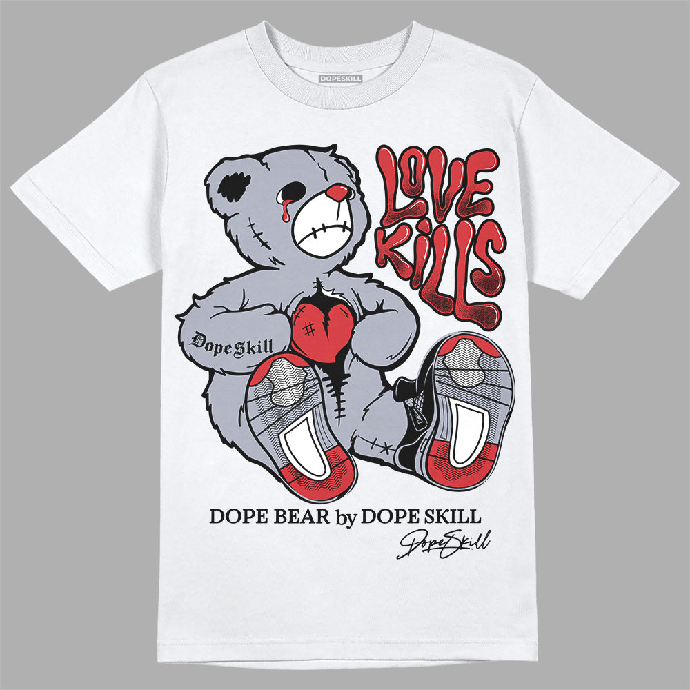 Bred Reimagined 4s superstreetwear T-Shirt Love Kills Graphic