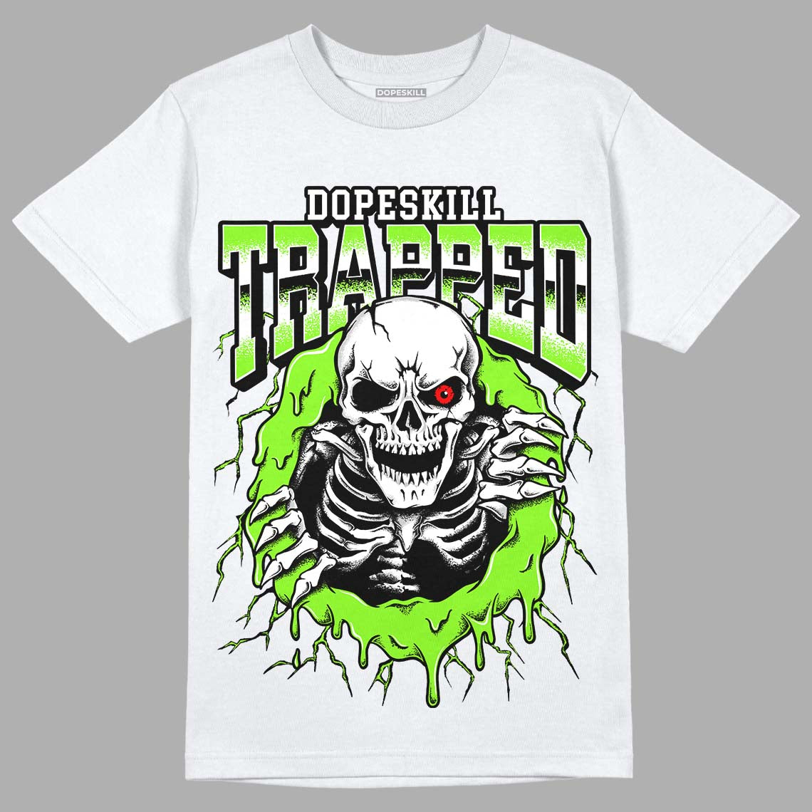 Neon Green Collection superstreetwear T-Shirt Trapped Halloween Graphic