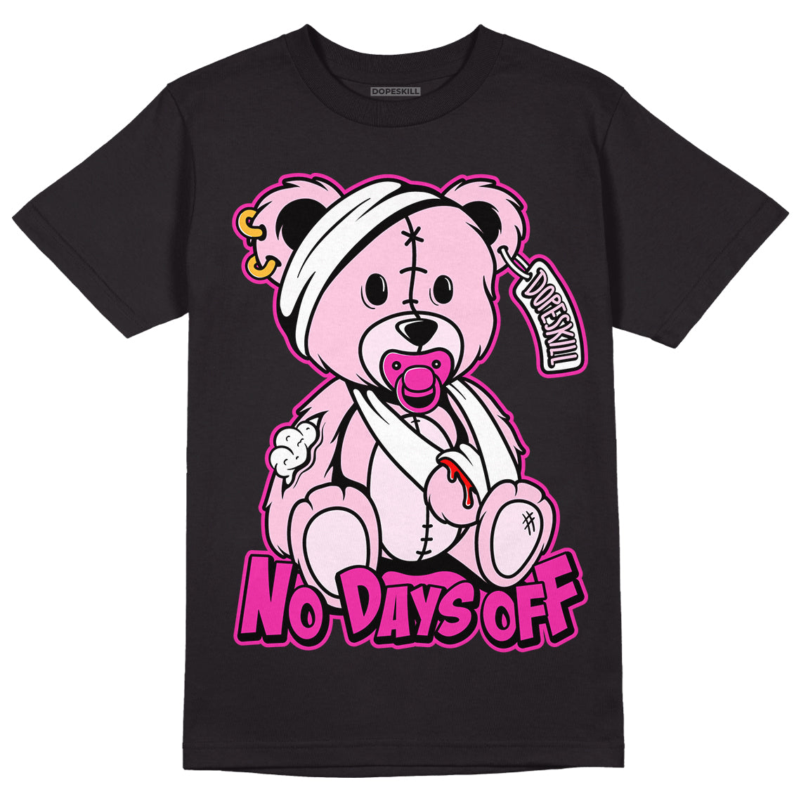 Triple Pink Dunk Low superstreetwear T-Shirt Hurt Bear Graphic
