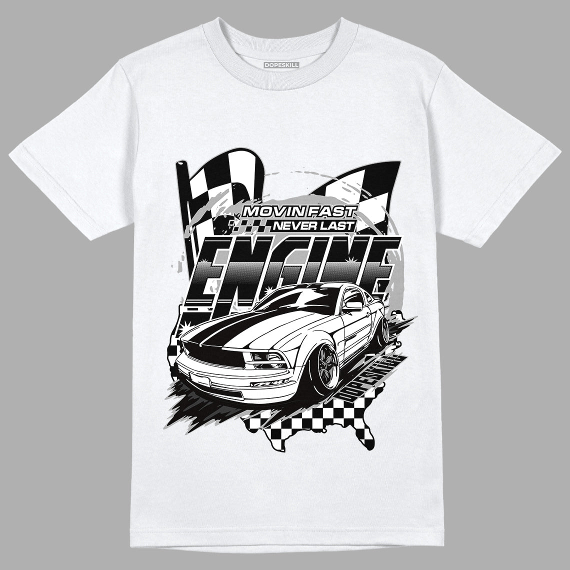 Dunk Low Panda White Black superstreetwear T-Shirt ENGINE Tshirt Graphic