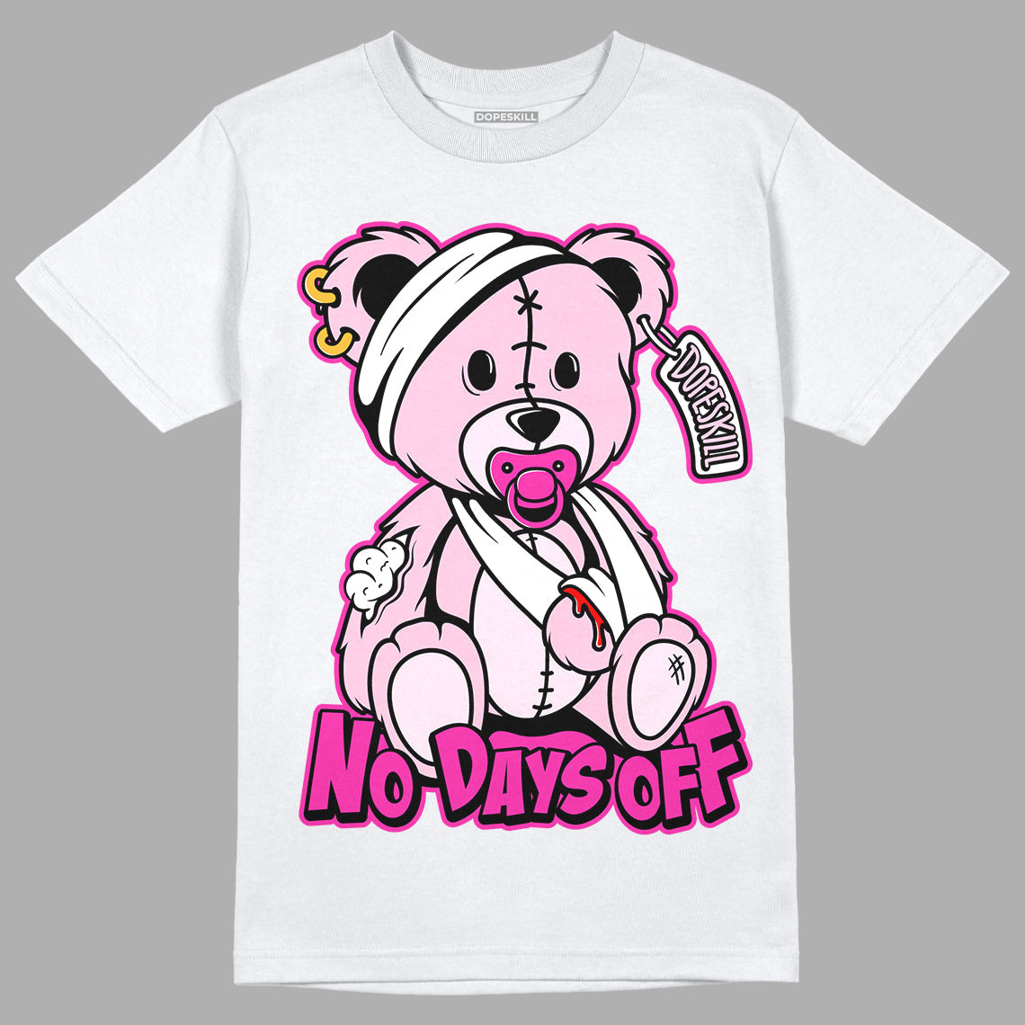 Triple Pink Dunk Low superstreetwear T-Shirt Hurt Bear Graphic