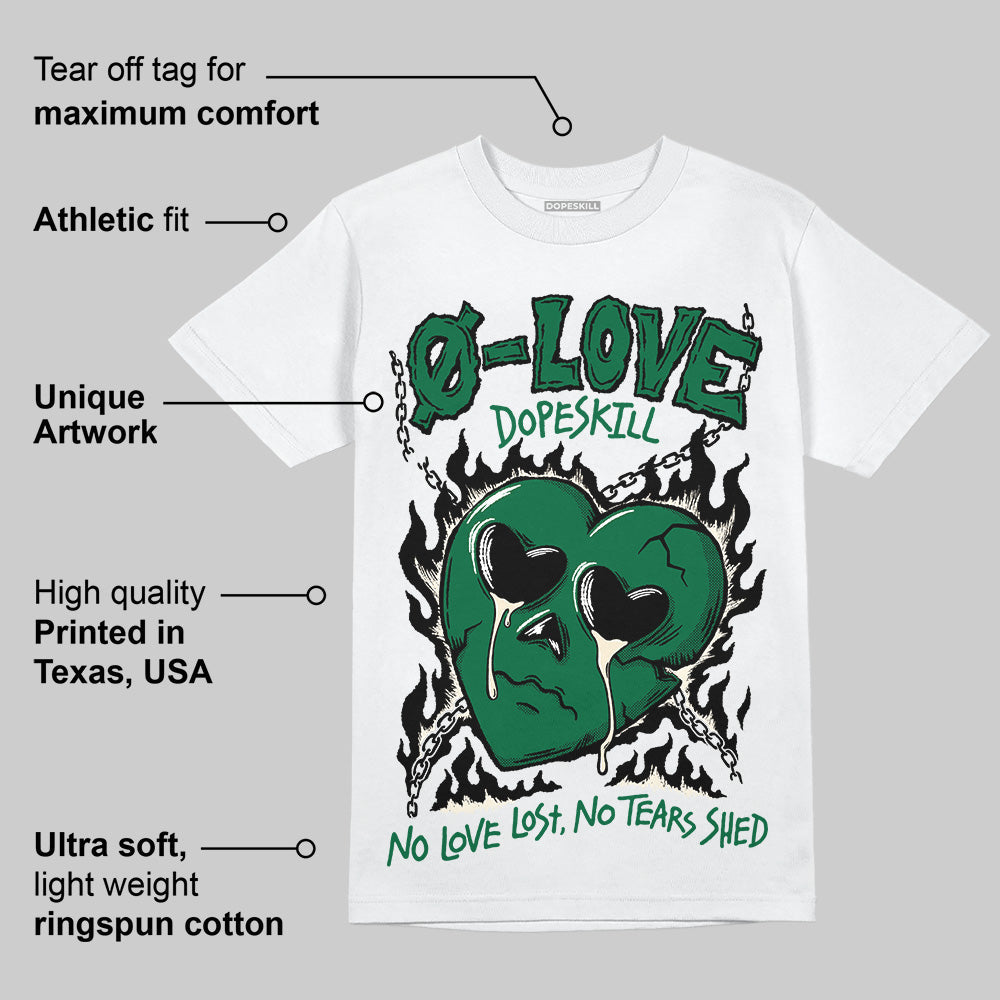 Pine Green 13s superstreetwear T-Shirt Crying Heart Graphic