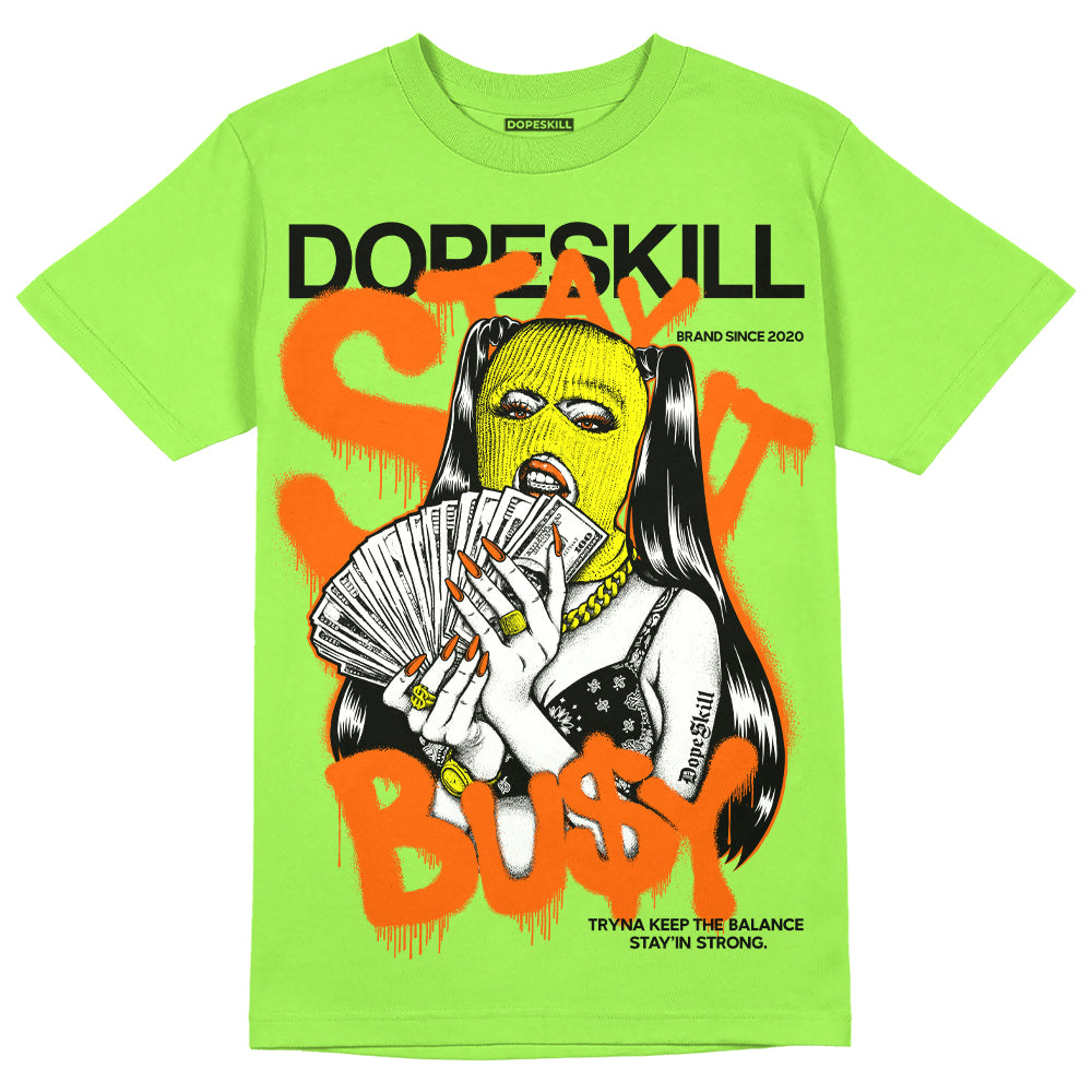 Neon Green Collection superstreetwear Neon Green T-shirt Stay It Busy Graphic
