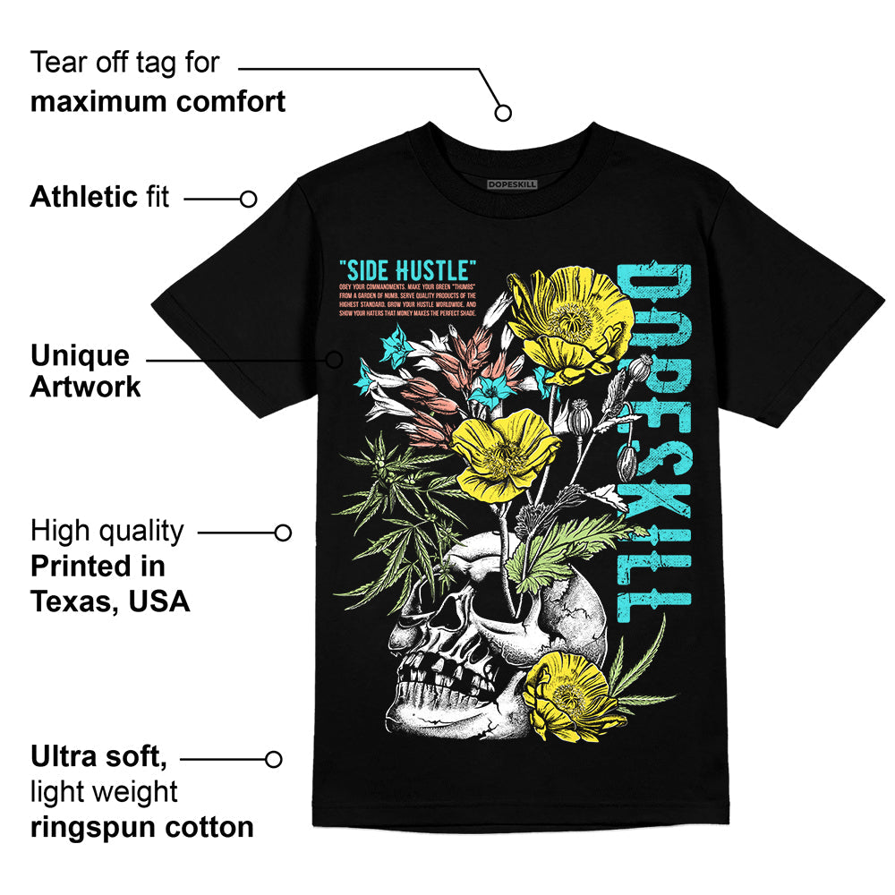 Cyan Burst 9060 superstreetwear T-Shirt Side Hustle Graphic