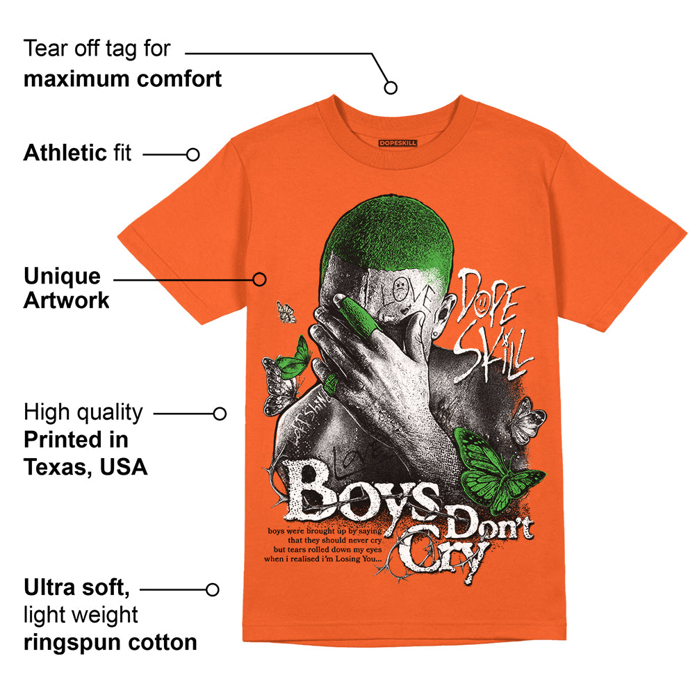 Georgia Peach 3s superstreetwear Orange T-shirt Boys Don't Cry Graphic