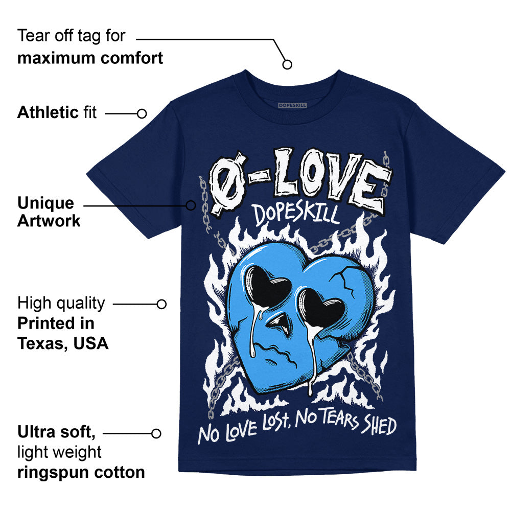 Midnight Navy 3s superstreetwear Navy T-shirt Crying Heart Graphic