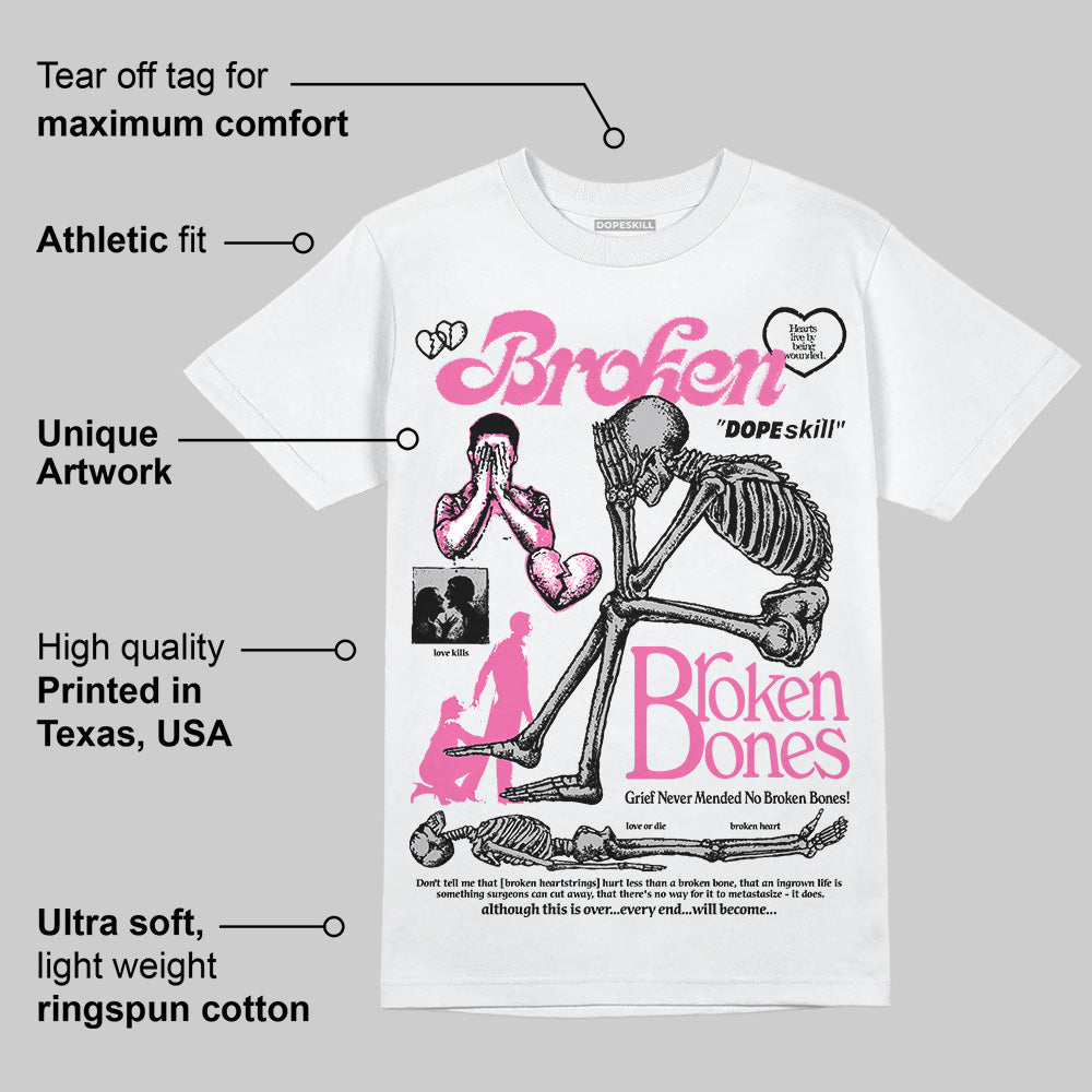 Kayano 14 Cream Sweet Pink superstreetwear T-Shirt Broken Bones Graphic