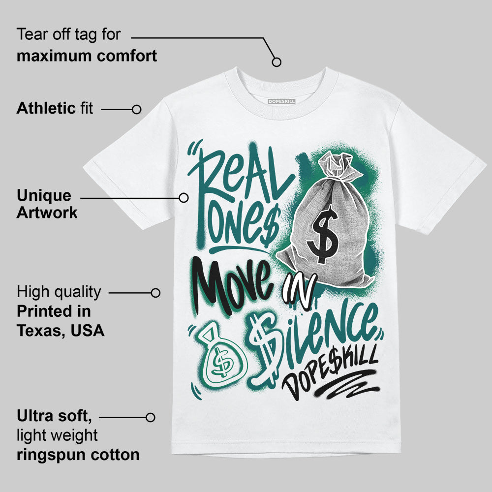 Gel 1130 White Dark Neptune superstreetwear T-Shirt Real Ones Move In Silence Graphic