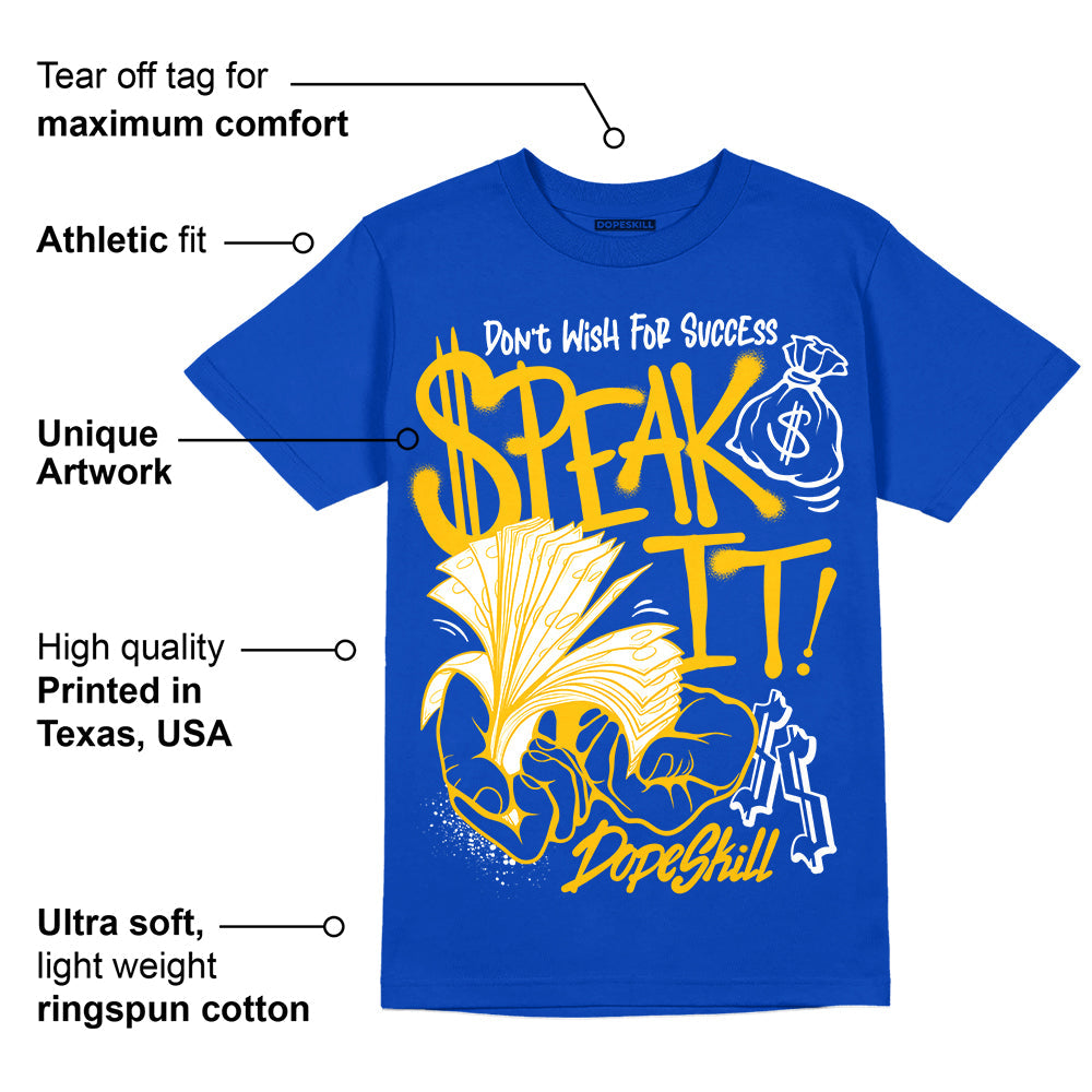 Royal Blue Collection superstreetwear Royal Blue T-shirt Speak It Graphic