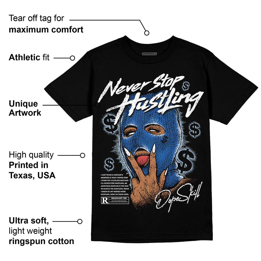 Space Jam 11s superstreetwear T-Shirt Never Stop Hustling Graphic