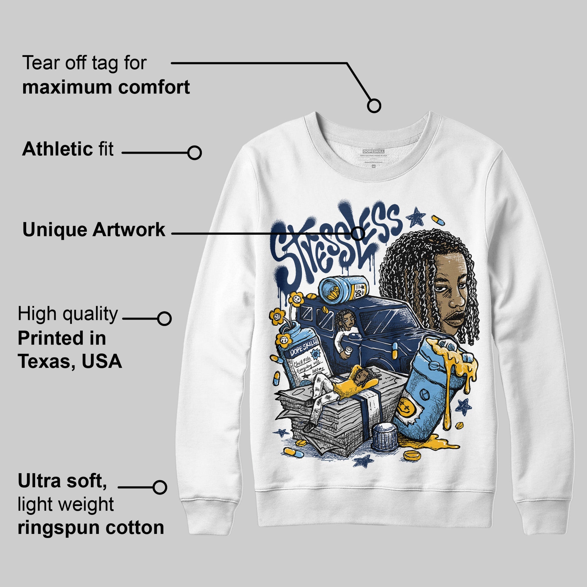Retro Dunk From Above 4s superstreetwear Sweatshirt Stressless Graphic