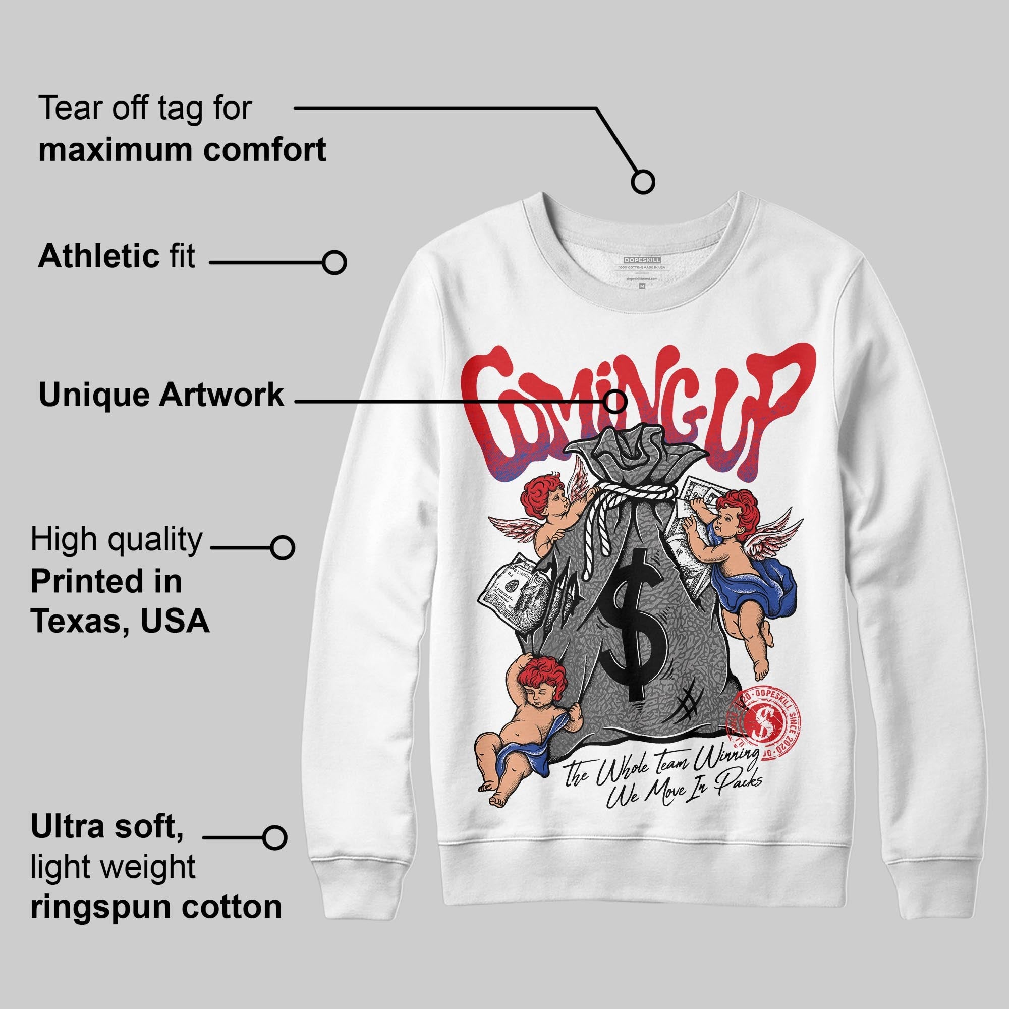 Seoul 2.0 3s superstreetwear Sweatshirt Money Bag Coming Up Graphic