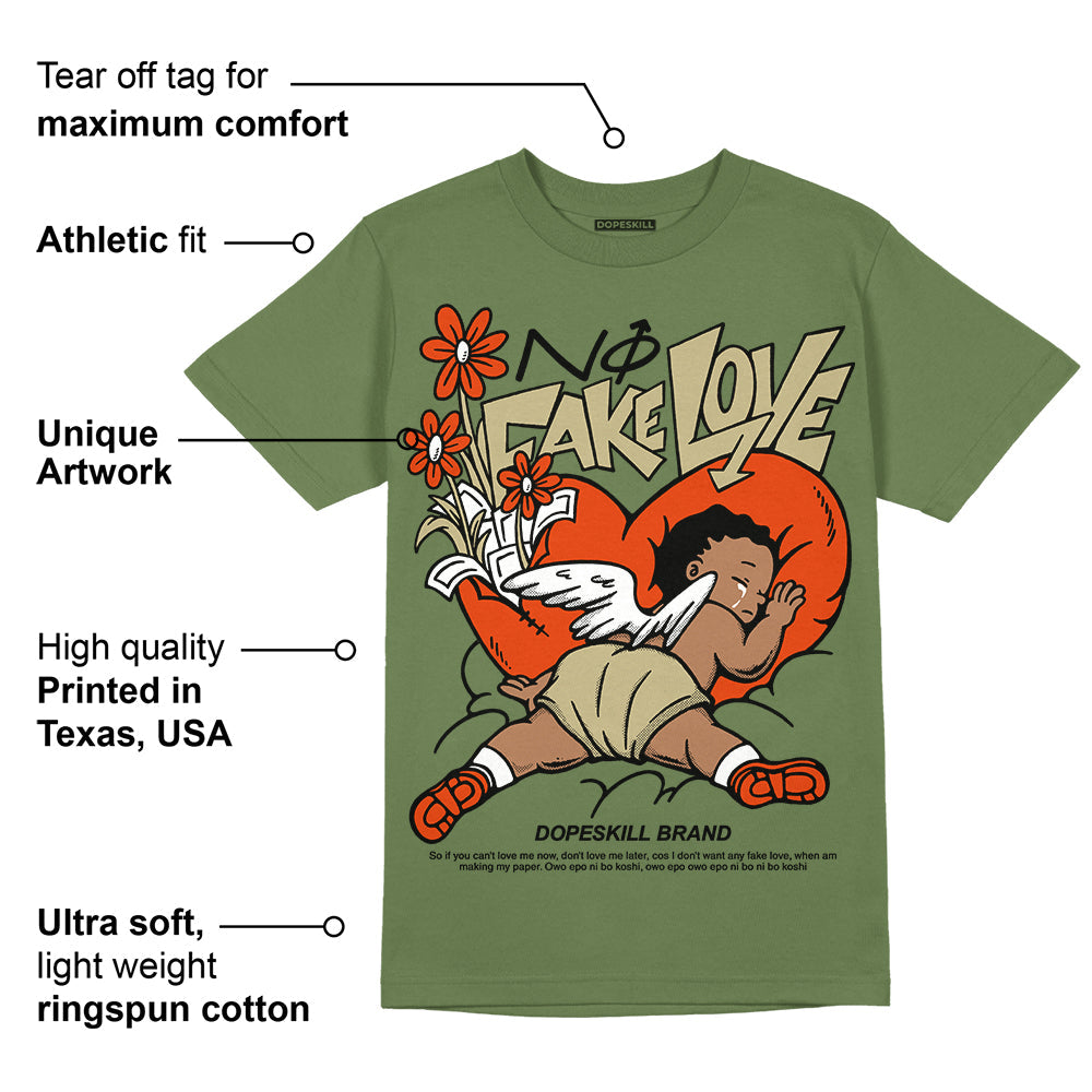 Olive Collection superstreetwear Olive T-shirt No Fake Love Graphic