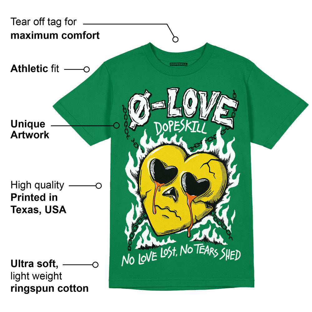 Green Collection superstreetwear Green T-shirt Crying Heart Graphic