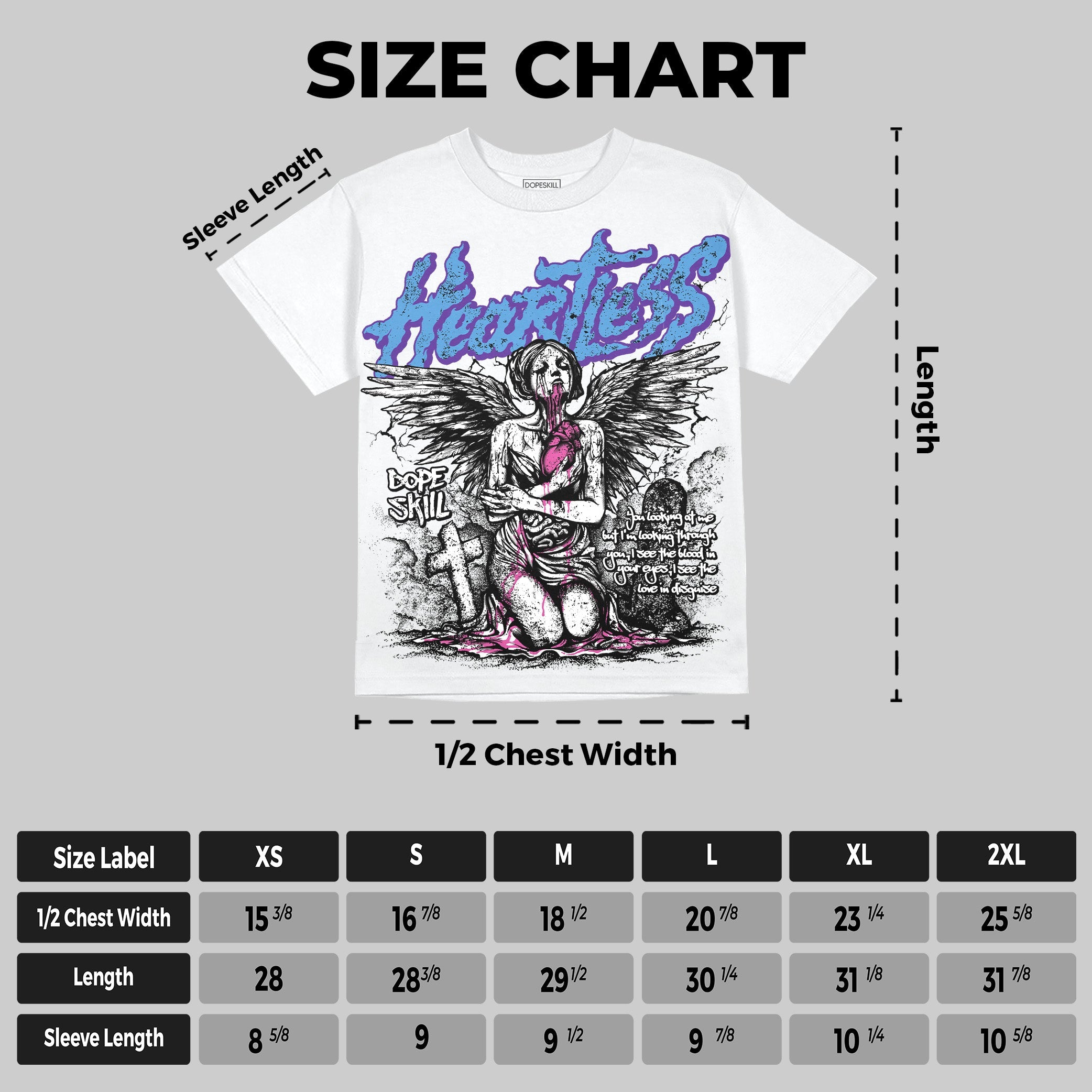 PURPLE Collection superstreetwear Oversize Print T-Shirt Heartless Graphic