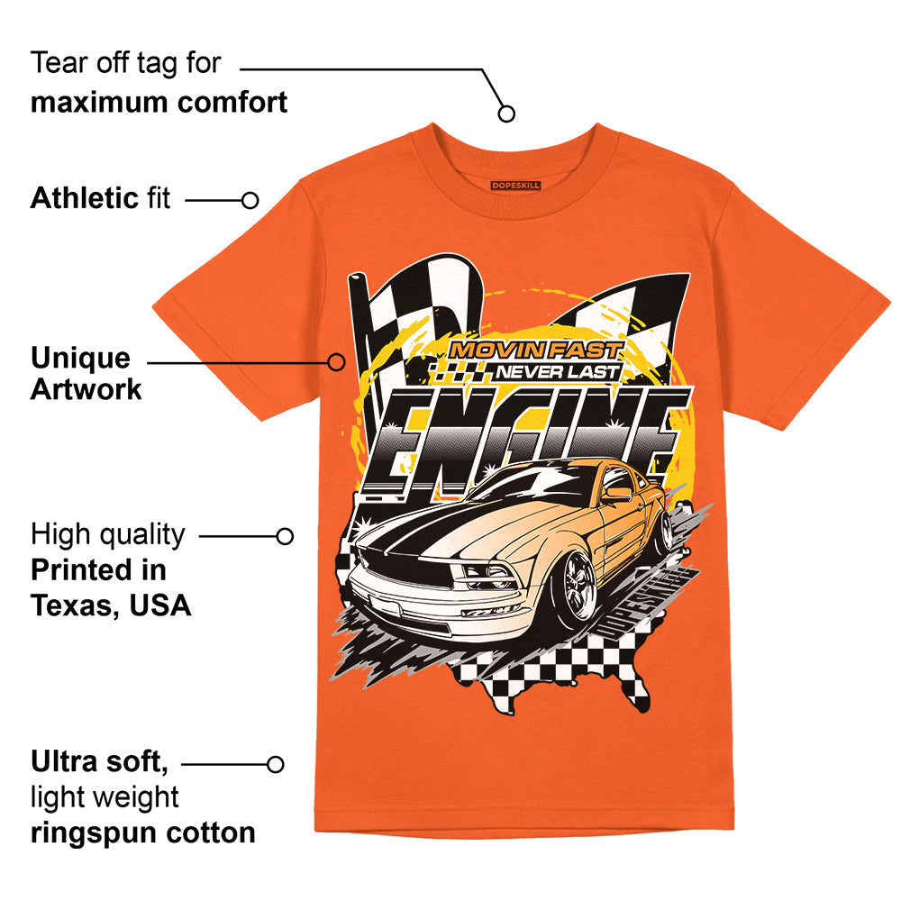 Georgia Peach 3s superstreetwear Orange T-shirt ENGINE Tshirt Graphic