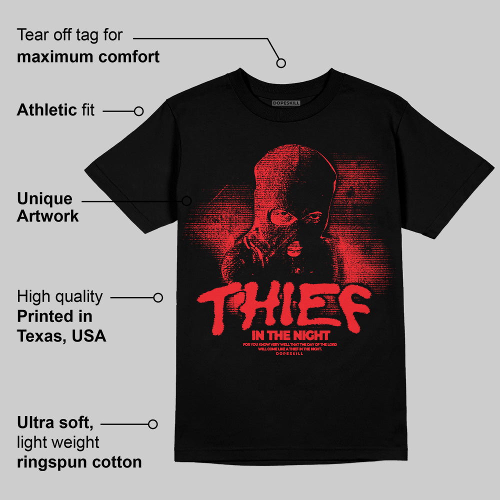 Red Collection superstreetwear T-Shirt Thief In The Night Graphic