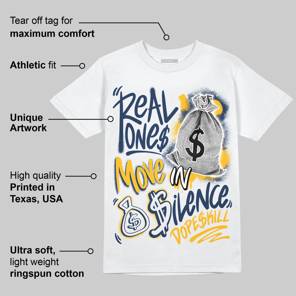 Retro Dunk From Above 4s superstreetwear T-Shirt Real Ones Move In Silence Graphic