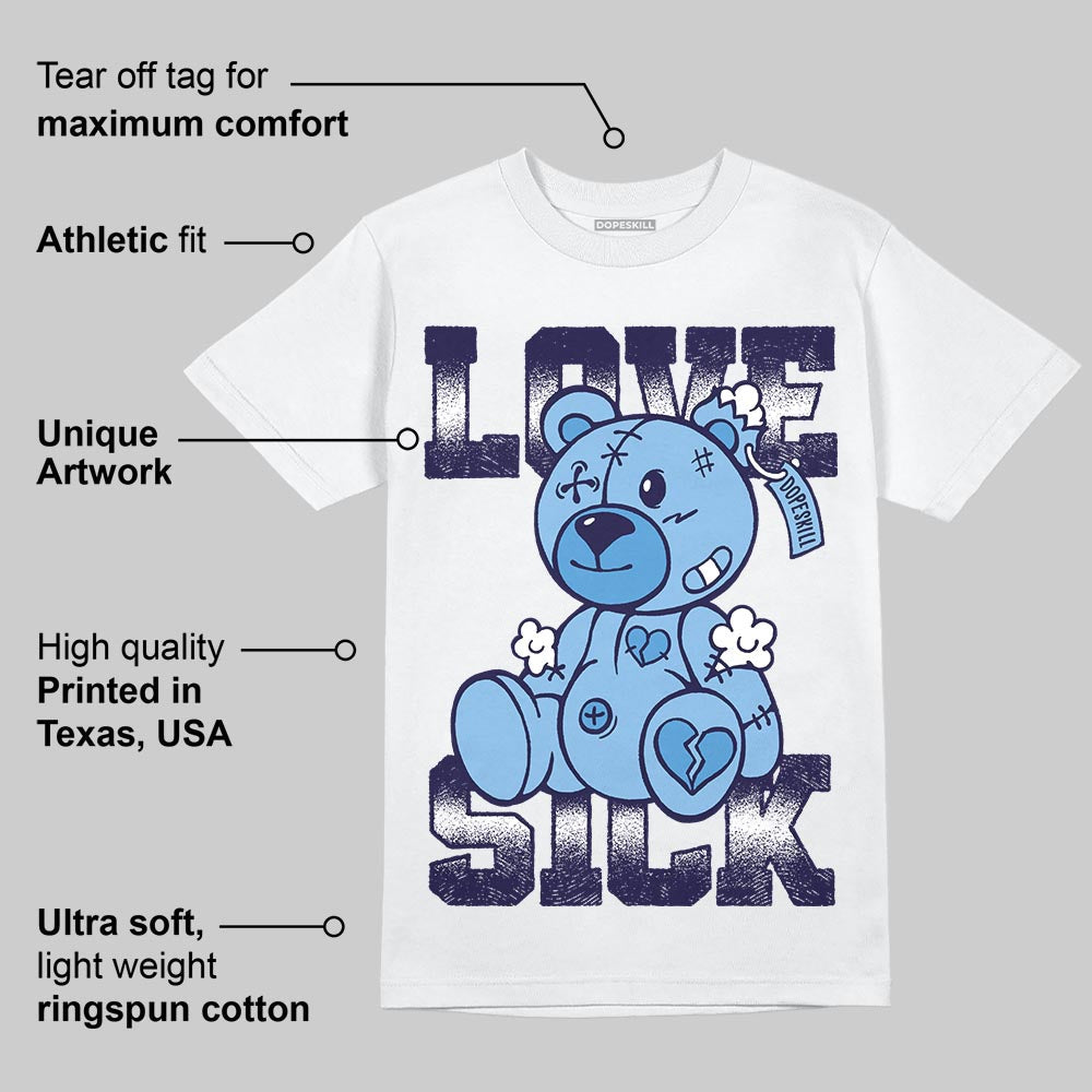 University Blue Collection superstreetwear T-Shirt Love Sick Graphic