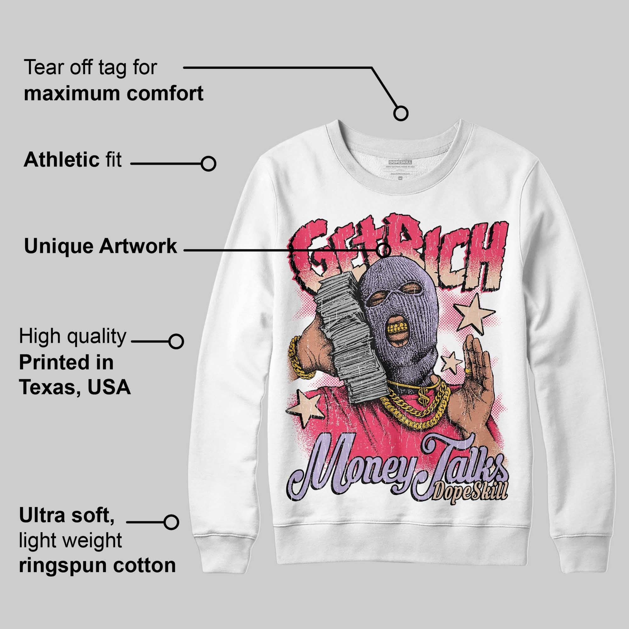 Peanut Butter Jelly 5s superstreetwear Sweatshirt Get Rich Graphic