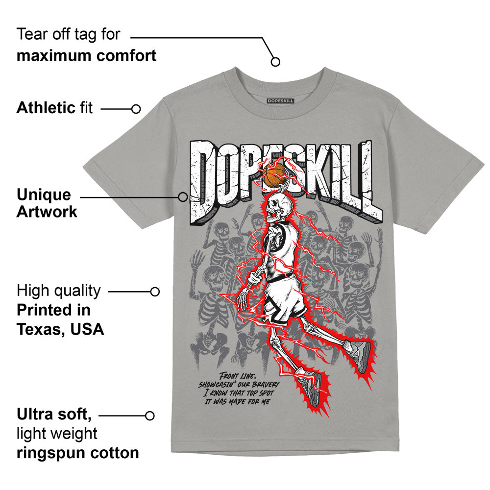 Wet Cement 4s superstreetwear Grey T-shirt Thunder Dunk Graphic