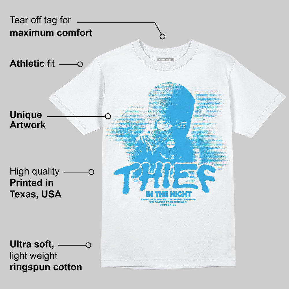 Military Blue 4s superstreetwear T-Shirt Thief In The Night Graphic