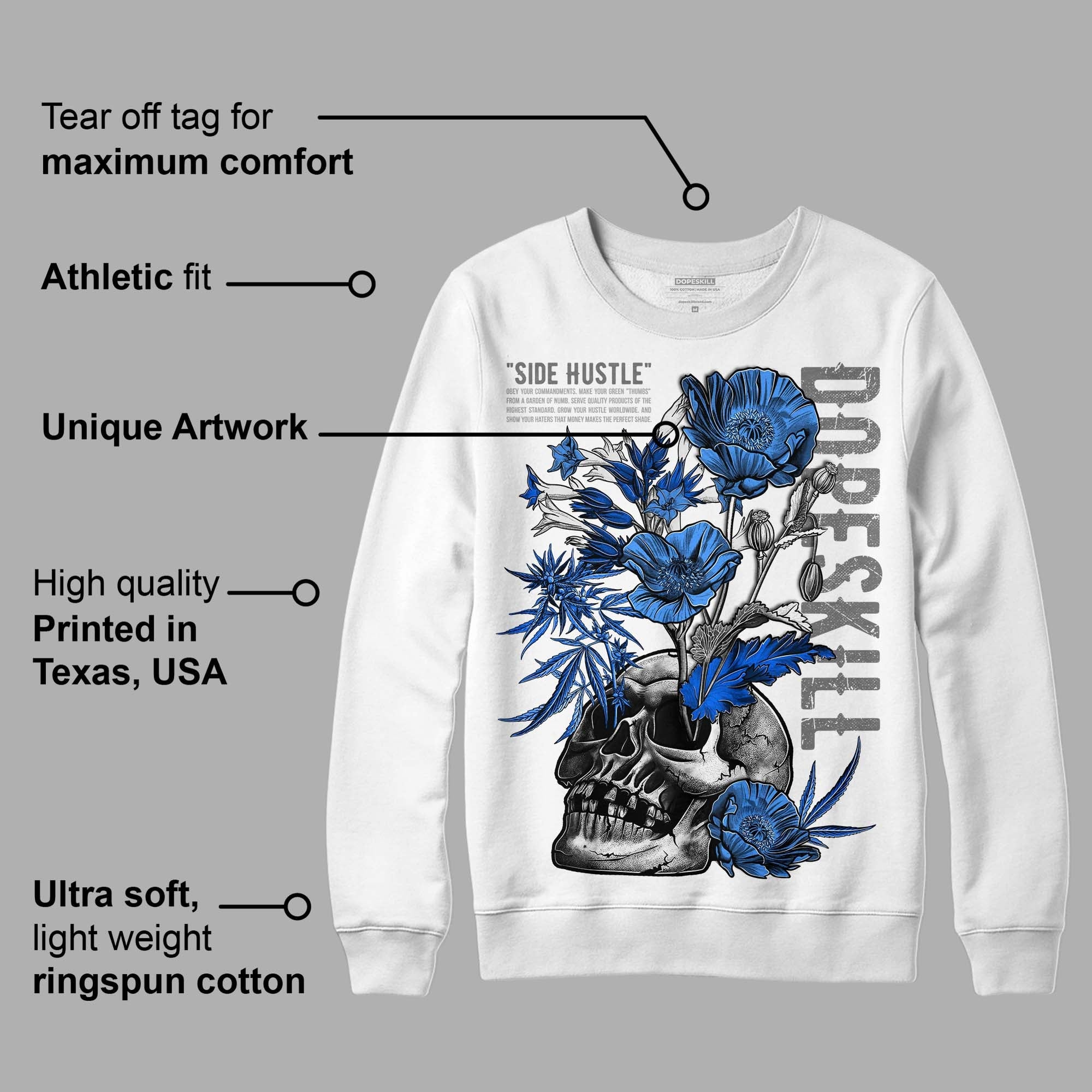 Stealth 12s superstreetwear Sweatshirt Side Hustle Graphic