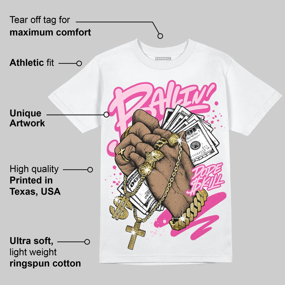 Pink Collection superstreetwear T-Shirt Always Ballin' Graphic