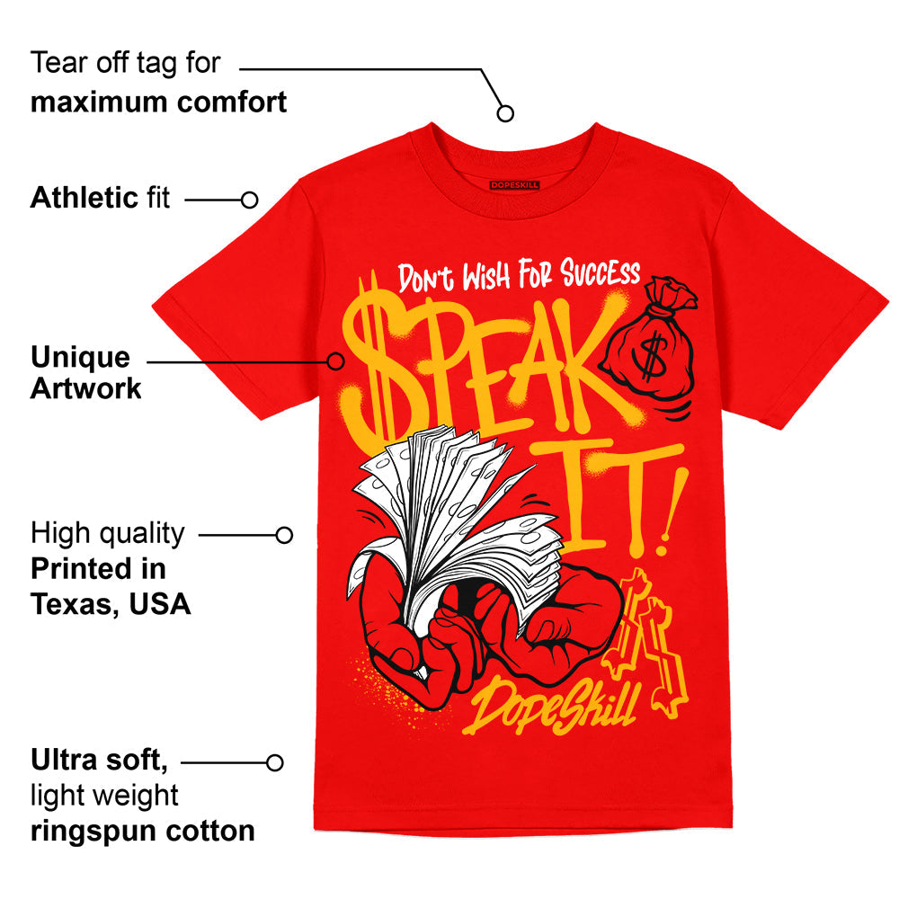 Red Collection superstreetwear Red T-shirt Speak It Graphic