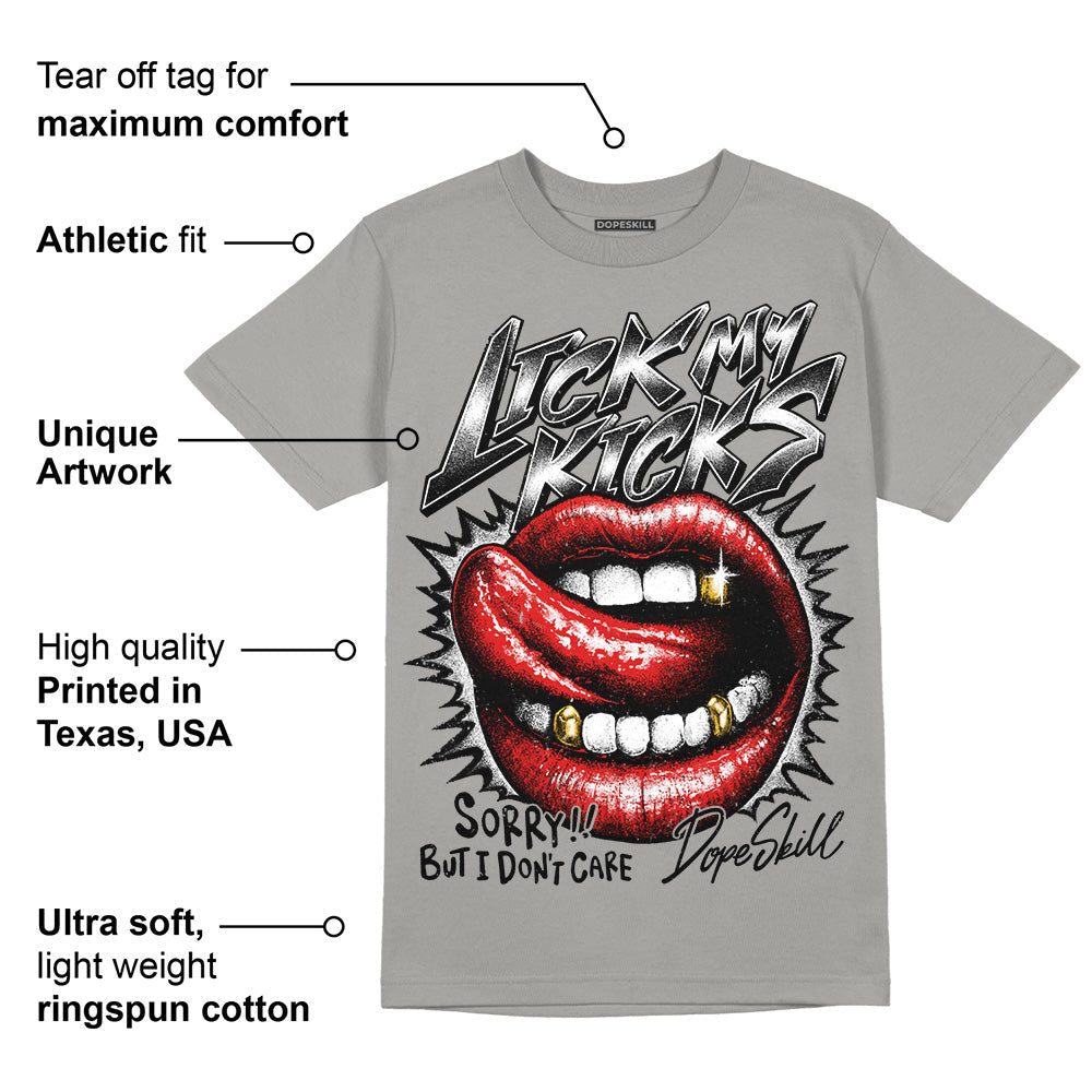 Wet Cement 4s superstreetwear Grey T-shirt Lick My Kicks Graphic