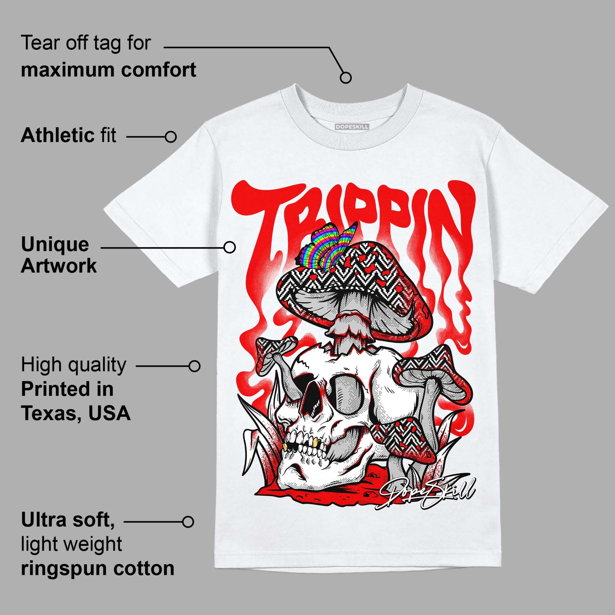 Cherry 12s superstreetwear T-Shirt Trippin Graphic