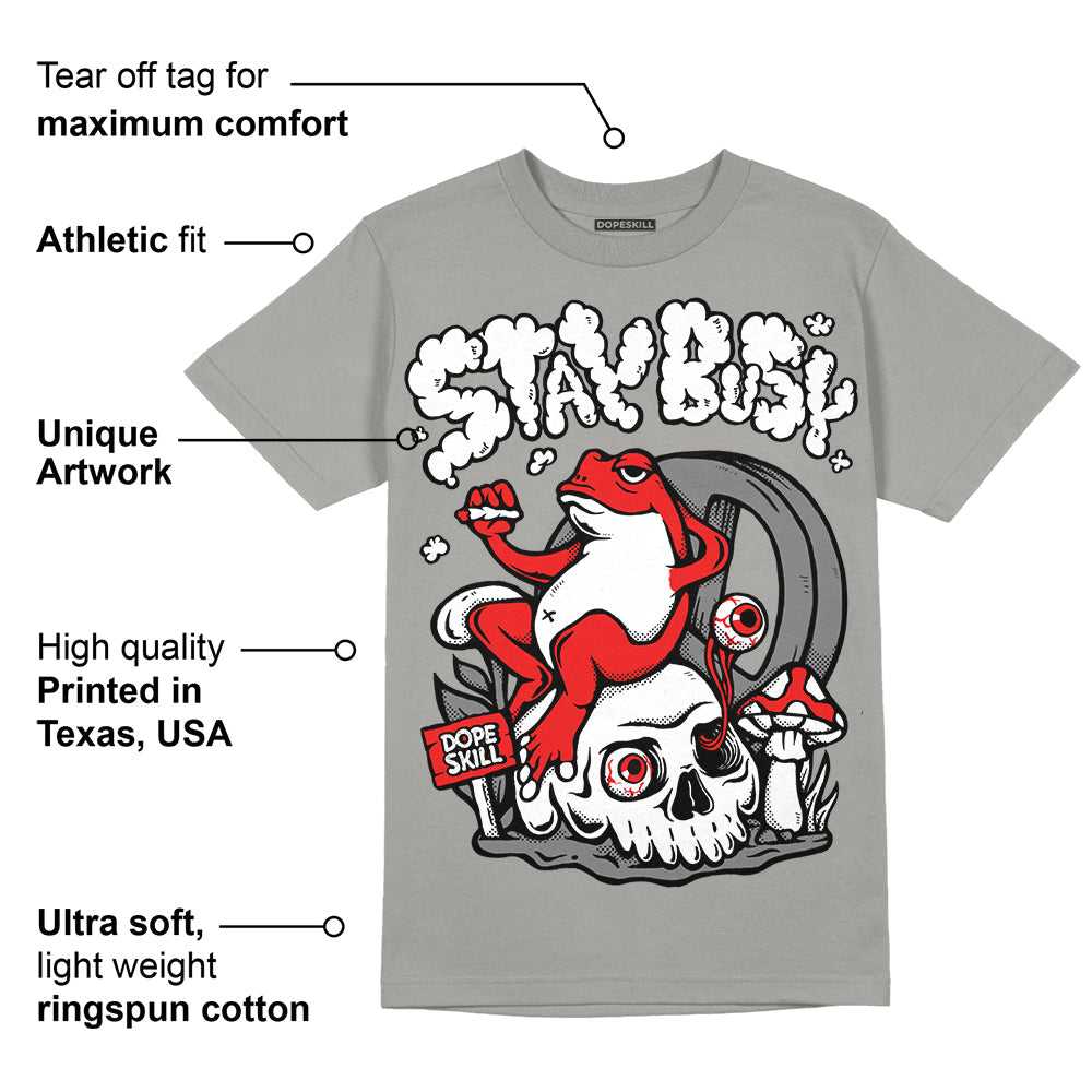 Grey Collection superstreetwear Grey T-shirt Stay Busy Graphic