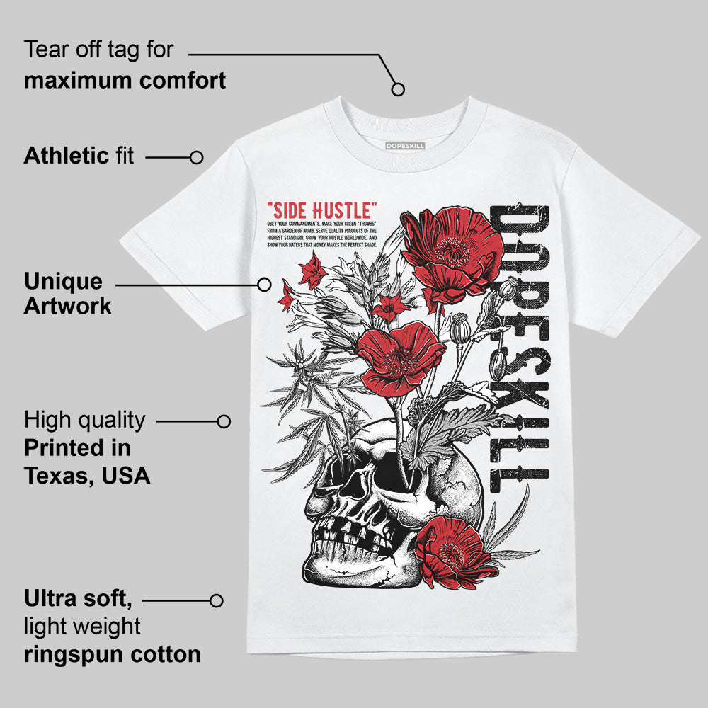 Bred 11s superstreetwear T-Shirt Side Hustle Graphic