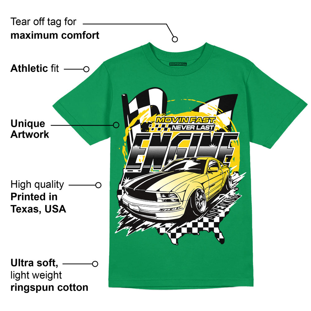 Lucky Green 5s superstreetwear Green T-shirt ENGINE Tshirt Graphic