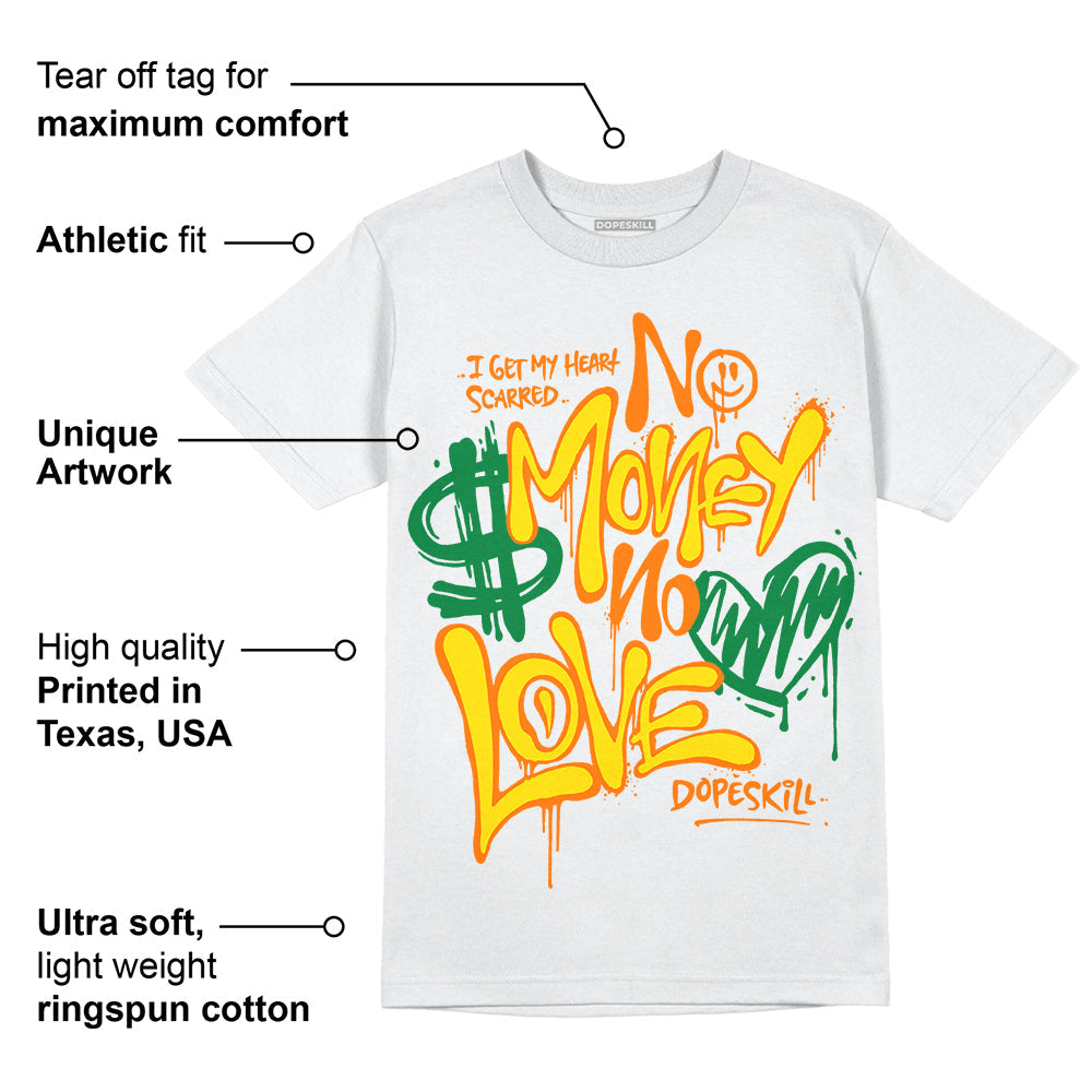 Dunk Reverse Brazil superstreetwear T-Shirt No Money No Love Typo Graphic