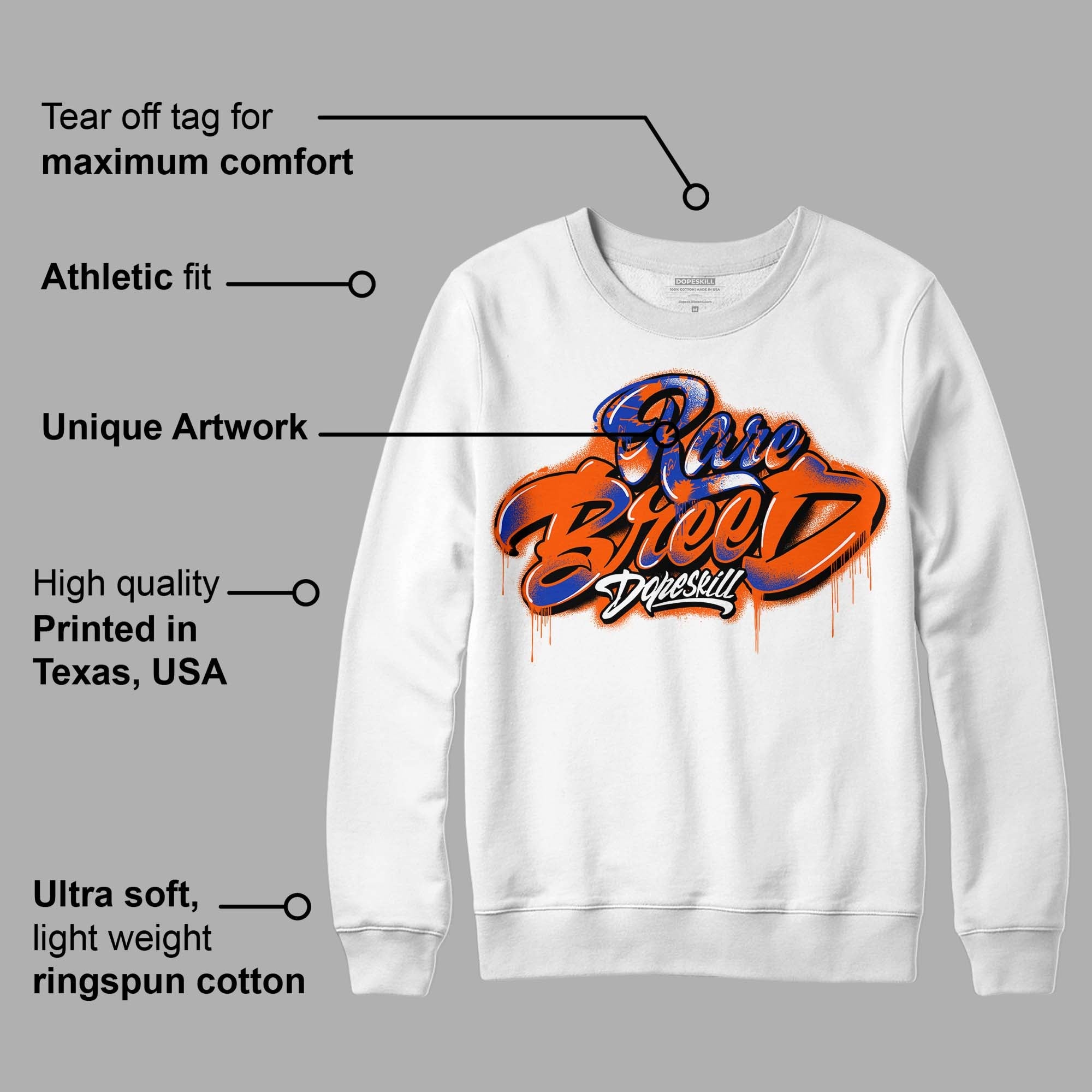 Dunk Low Futura Orange Blaze superstreetwear Sweatshirt Rare Breed Type Graphic