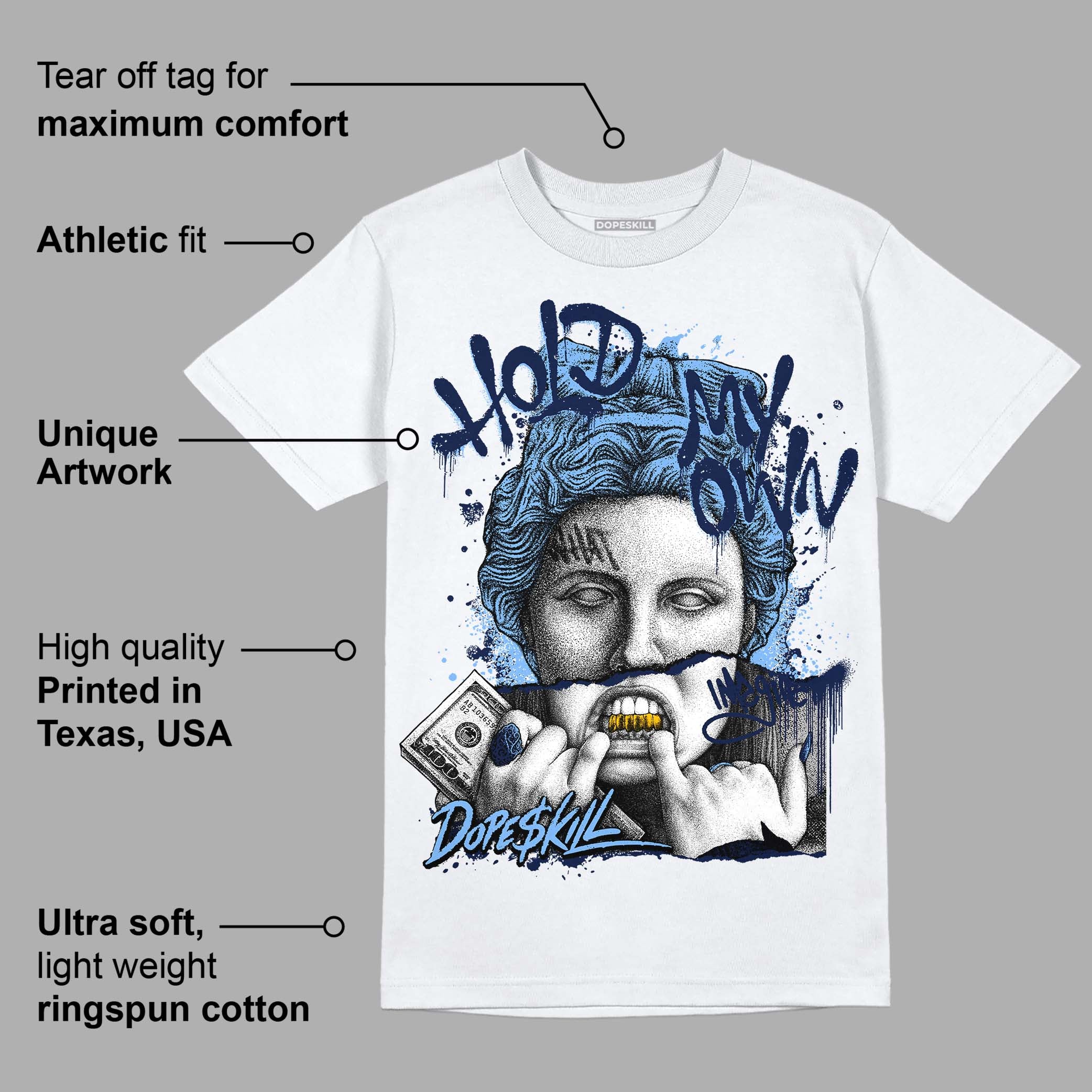 Midnight Navy 5s superstreetwear T-Shirt Hold My Own Graphic